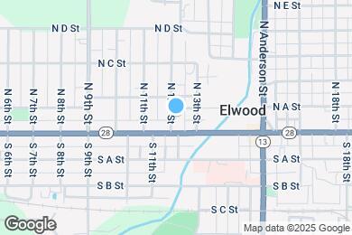 Map image of the property - 119 N 12th St