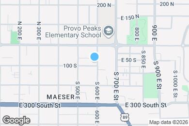 Map image of the property - 589 E 100 S St