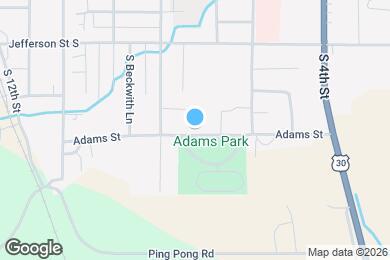 Map image of the property - 624 Adams St