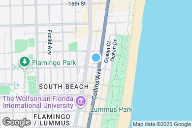 Map image of the property - 1300 Collins Ave