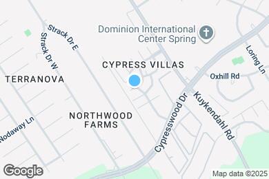 Map image of the property - 17803 S Cypress Villas Dr