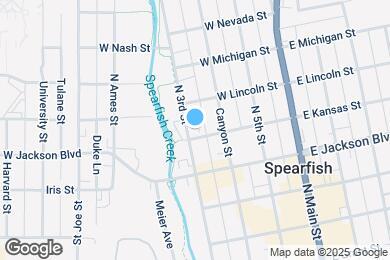 Map image of the property - 346 W Kansas St