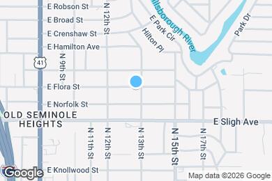 Map image of the property - 1221 E Flora St