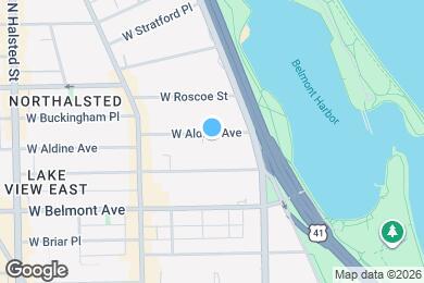 Map image of the property - 443 W Aldine