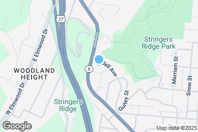 Map image of the property - 895 Cherokee Blvd.