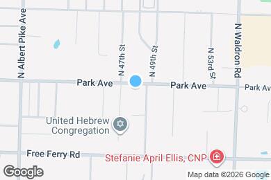Map image of the property - 4806 Park Ave