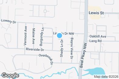 Map image of the property - 710 Shady Lane Dr