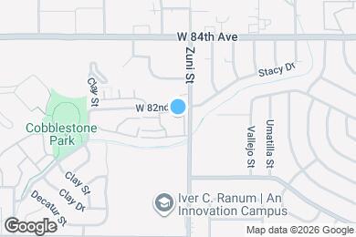 Map image of the property - 2428 W 82nd Pl