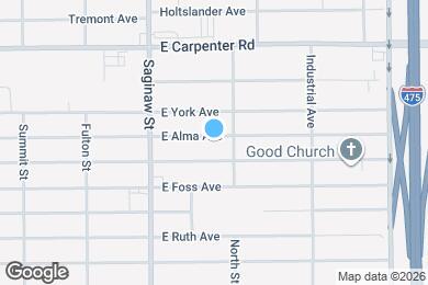 Map image of the property - 762 E Alma Ave