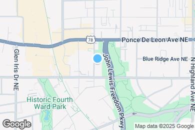 Map image of the property - 641 Bonaventure Ave NE