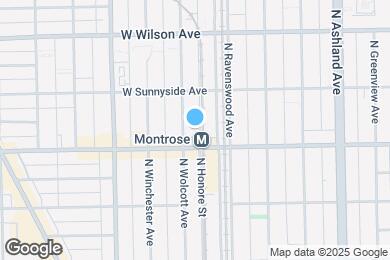 Map image of the property - 4419 N Wolcott Ave