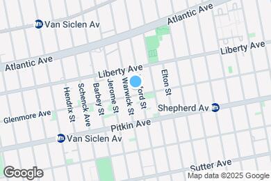 Map image of the property - 667 Glenmore Ave