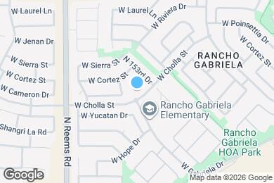 Map image of the property - 15331 W Cameron Cir