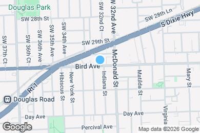 Map image of the property - 3264 Bird Ave