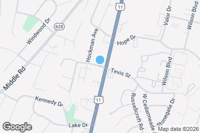 Map image of the property - 425 Tevis St