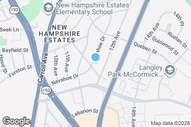 Map image of the property - 8303 Navahoe Dr