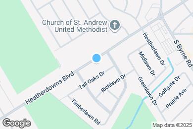 Map image of the property - 3735 Heatherdowns Blvd