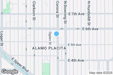 Map image of the property - 521 N Corona St