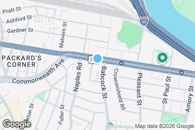 Map image of the property - 1028 Commonwealth Ave