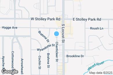 Map image of the property - 2208 Chanticleer St