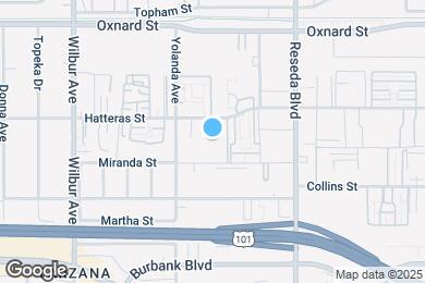 Map image of the property - 18620 Hatteras St