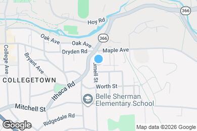 Map image of the property - 305 Cornell St