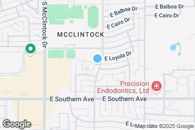 Map image of the property - 3106 S Los Feliz Dr