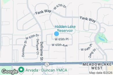Map image of the property - 13553 W 65th Pl