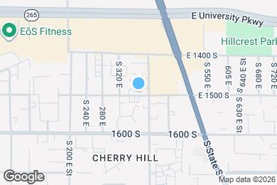 Map image of the property - 367 E 1500 S