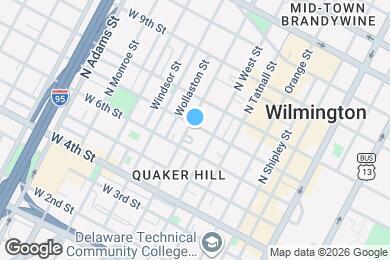 Map image of the property - 408 W 7th St