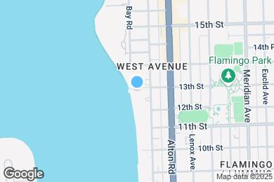 Map image of the property - 1250 West Ave