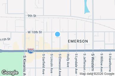 Map image of the property - 217 S Elmwood Ave