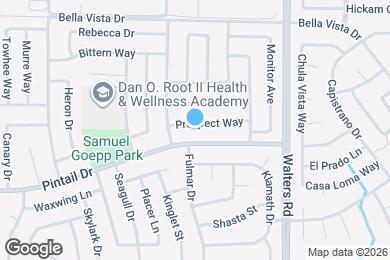 Map image of the property - 1409 Prospect Way