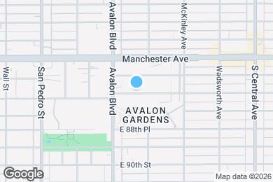 Map image of the property - 639 E 87th Pl