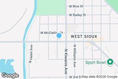 Map image of the property - 1004 N Hudson ave