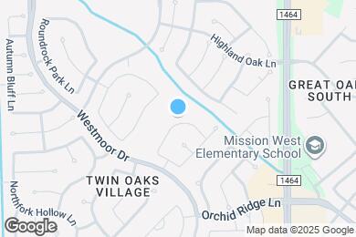 Map image of the property - 17934 Barton Ridge Ln
