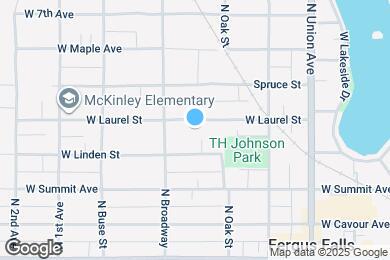 Map image of the property - 527 W Laurel St