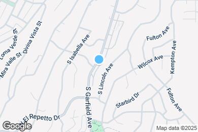 Map image of the property - 1064 S Garfield Ave