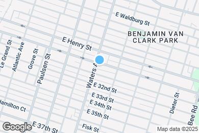 Map image of the property - 1107 E Anderson St