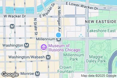 Map image of the property - 151 E Randolph St