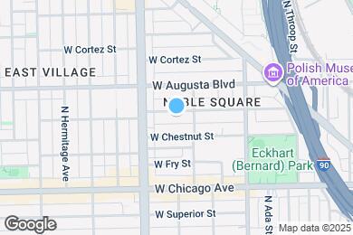 Map image of the property - 1521 W Walton St