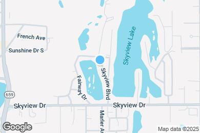 Map image of the property - 1215 Skyview Blvd