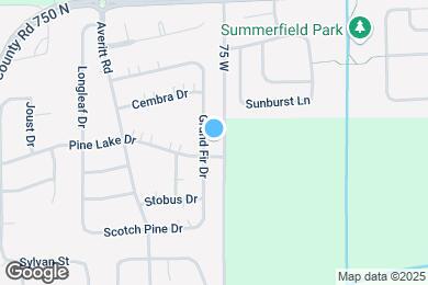 Map image of the property - 2525 Grand Fir Dr
