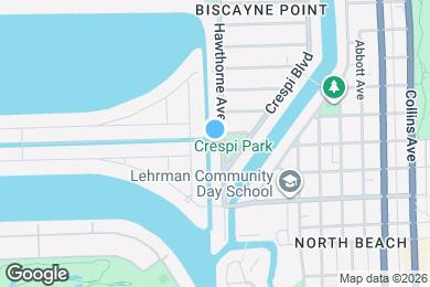 Map image of the property - 7850 Hawthorne Ave