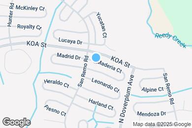 Map image of the property - 761 Maderia Ct
