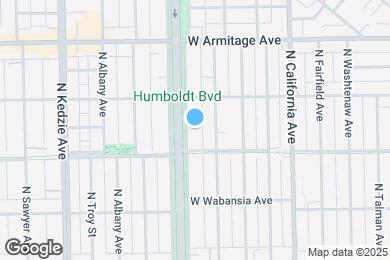 Map image of the property - 1825 N Humboldt Blvd