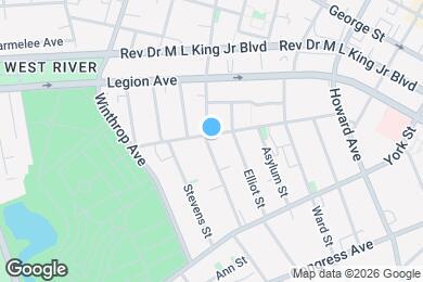 Map image of the property - 92 Sylvan Ave