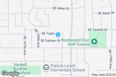Map image of the property - 17139 SE Salmon St