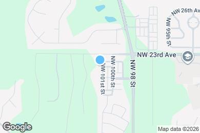Map image of the property - 2222 NW 101st St