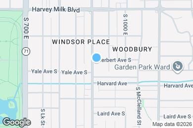 Map image of the property - 1051 S 900 E